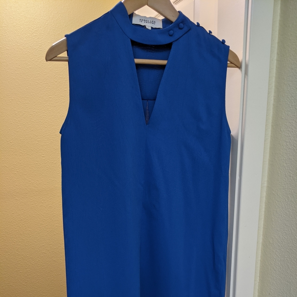 Derek Lam Bright Blue Cocktail Dresd